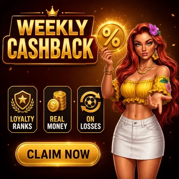 Recompensas de apuestas deportivas brillando en el mostrador dorado del Sistema de Cashback Deportivo Semanal